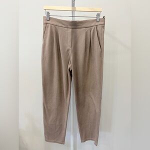 Aritzia Babaton Women's Cohen Pants Faux Suede Vegan Leather Size 6